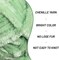 Fuzzy Chunky Chenille Yarn for Crocheting,Soft Plush Yarns for Hand Knitting,Bulky 100 g(49.2 yd) Baby Blanket Yarn for Crocheting Amigurumi,Crochet Fluffy Velvet Yarns (Light Green)